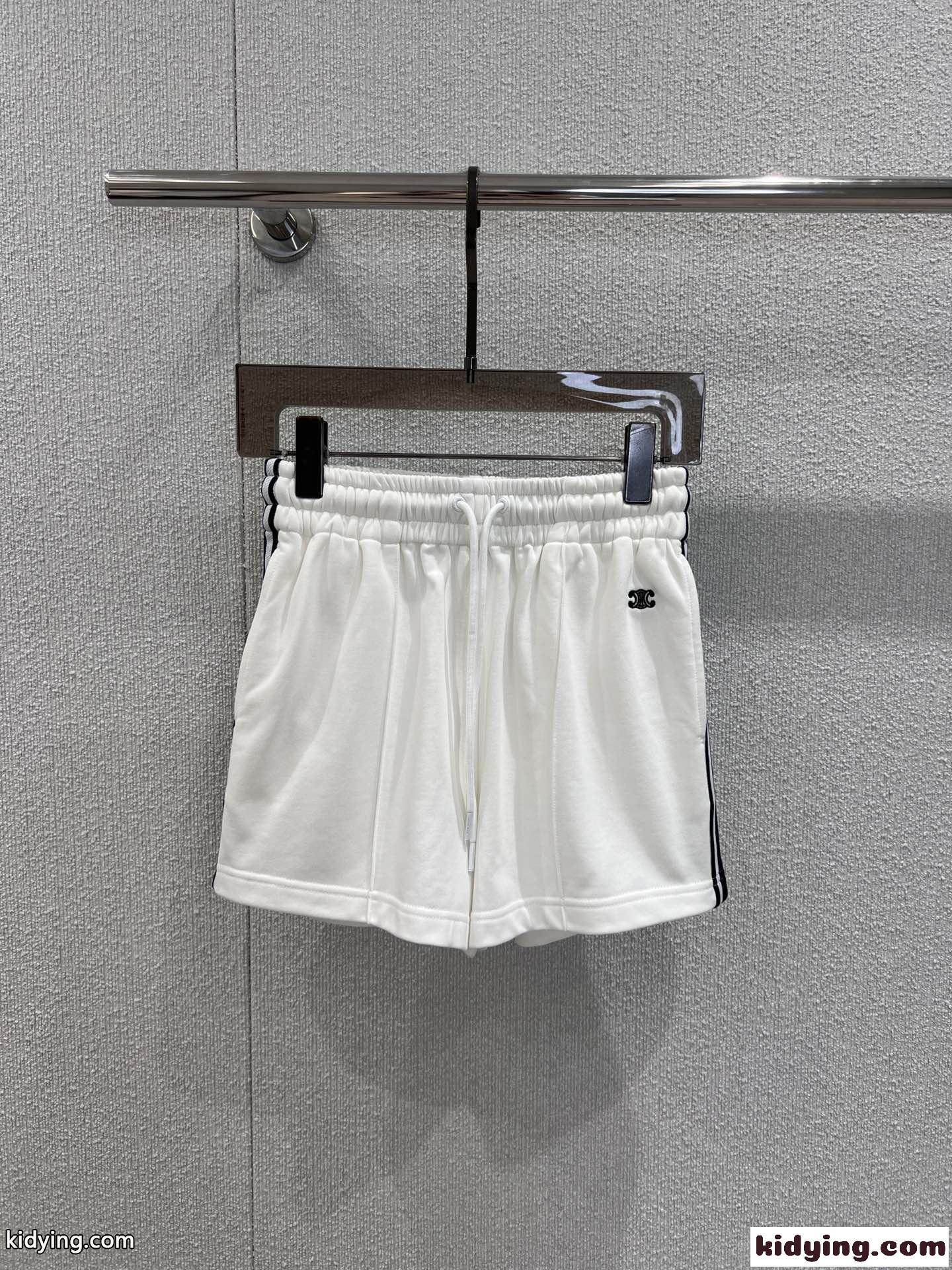 サイドライン コットン ショートパンツ セリーヌ パンツ コピー カジュアル-0