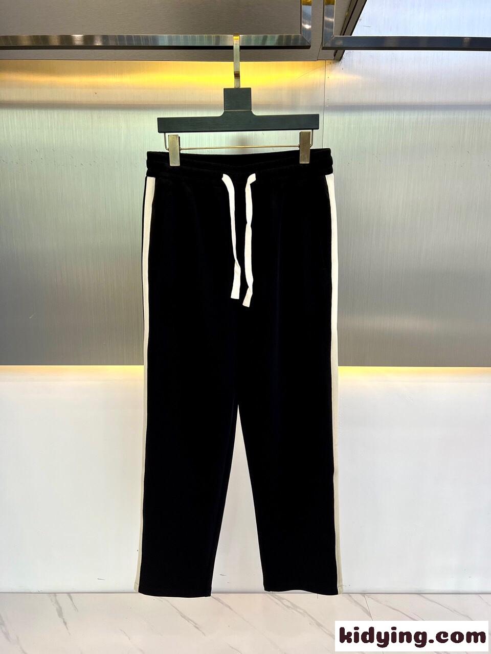 定番 カジュアル おしゃれ コットン グッチ パンツ コピー メンズ ブラック-0