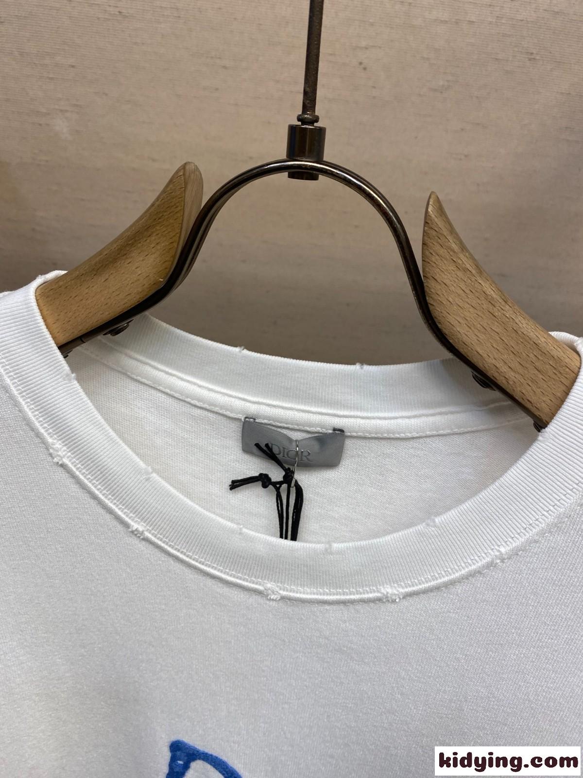 クリスチャン・ディオール Tシャツ コピー DIOR AND HYLTON NEL Tシャツ ホワイト-2