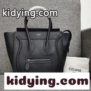セリーヌ バッグ 人気 コピー 中号原単Celineセリーヌluggage笑顔のバッグ 輸入ヘッド層の最高級牛革-2