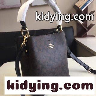 Coach コーチの新型 新型馬車のバケツが小さくてロゴが小さくて 簡単できれいではない コーチバッグ a4 コピー-0