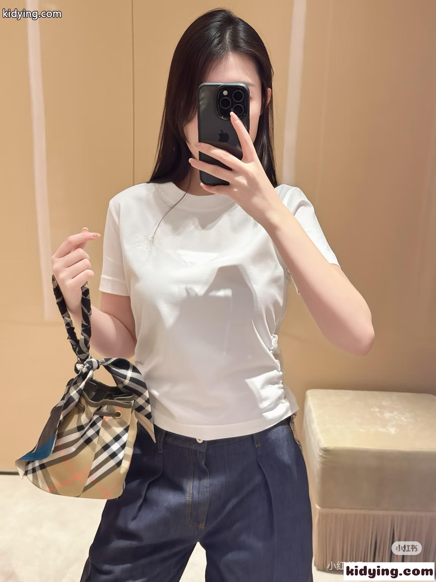 バーバリー フェスティバル コットンTシャツ スーパーコピー ホワイト-4