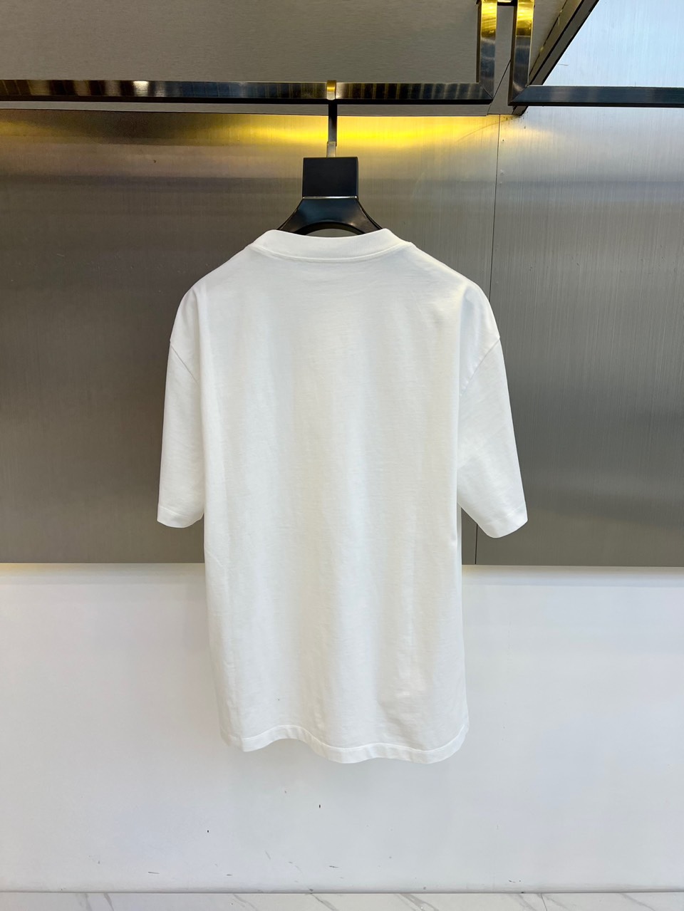 カジュアル リラックス コットン 半袖Tシャツ フェンディ Tシャツ コピー ホワイト-4