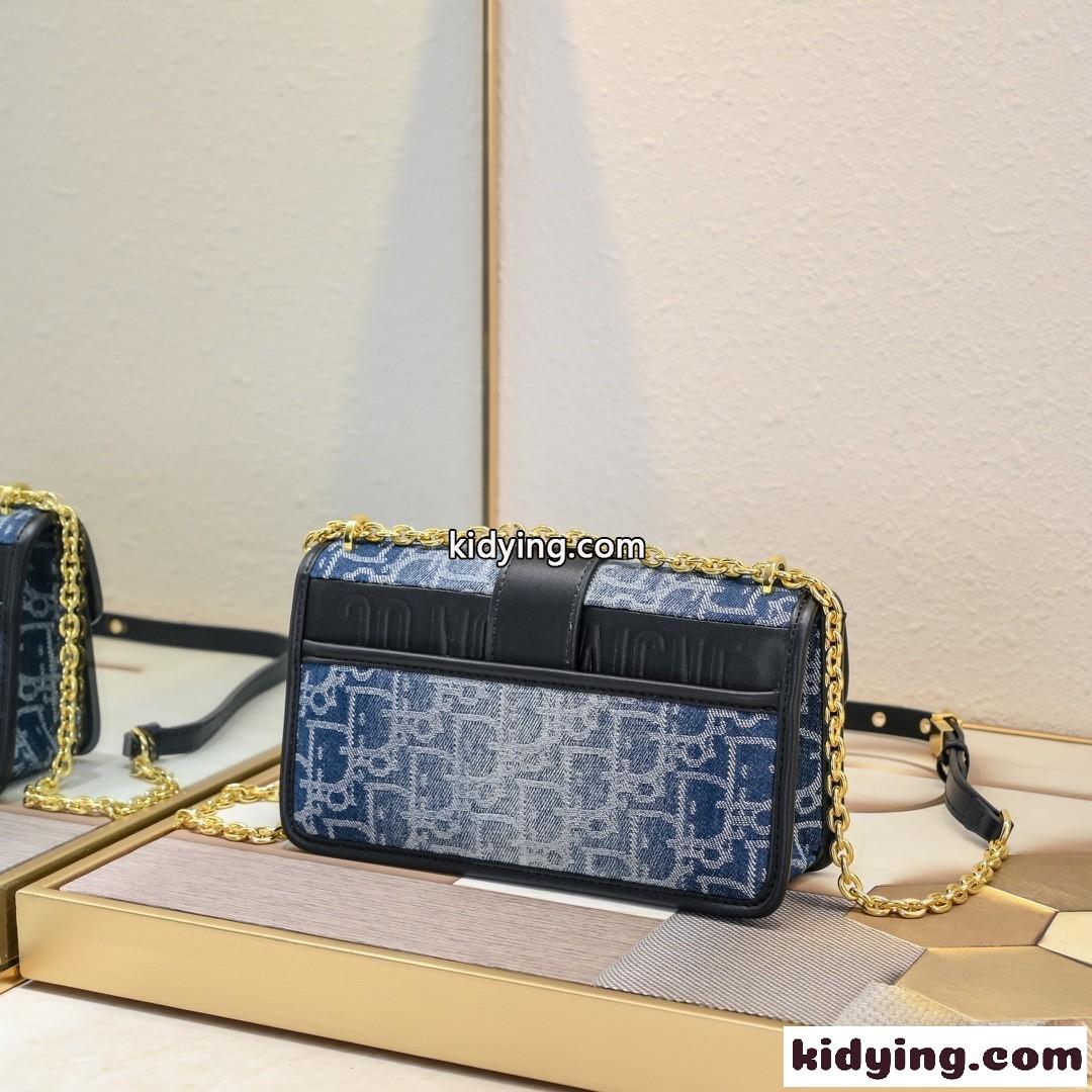 30 Montaigne East-West バッグ クリスチャン・ディオール バッグ コピー デニム-0