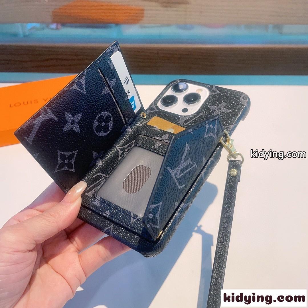 モノグラム柄 ルイ・ヴィトン アイフォンケース コピー カード収納 スマホケース-1
