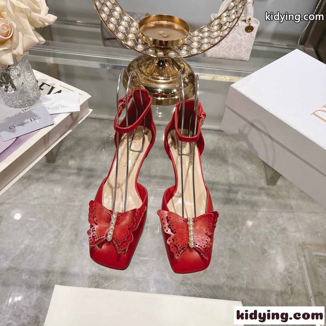 クリスチャン・ディオール パンプス コピー エレガント Dior Tale パンプス レッド-1