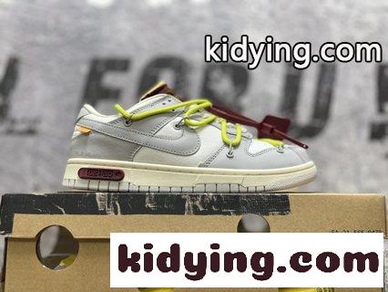 スターと同じ型 Off-White Nike Dunk Low OW連名プレートシューズ オフホワイト シューズ 新品 コピー-0