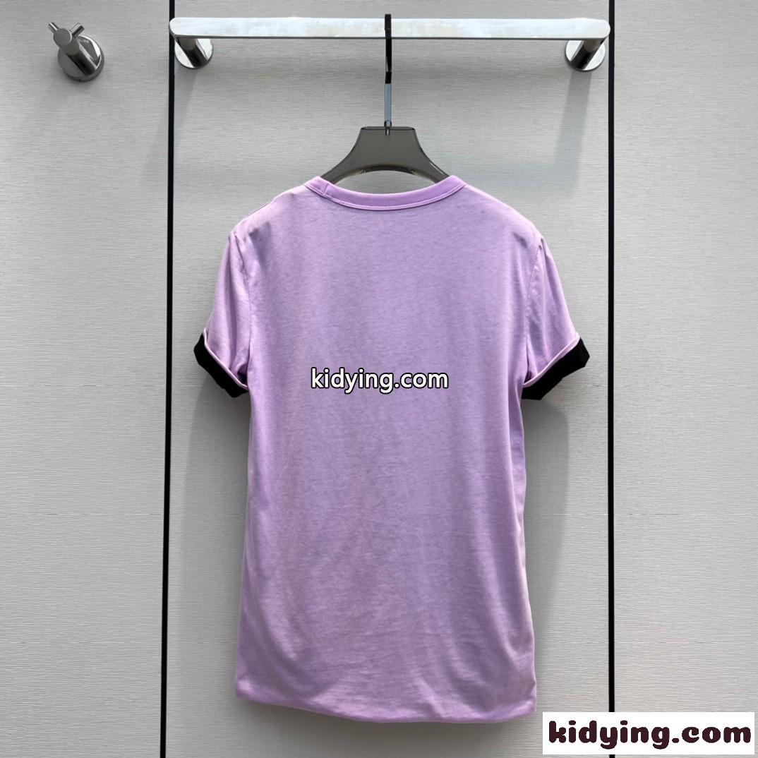 春夏 ダブルレイヤー コットン ボッテガ・ヴェネタ Tシャツ コピー レディース トップス-1