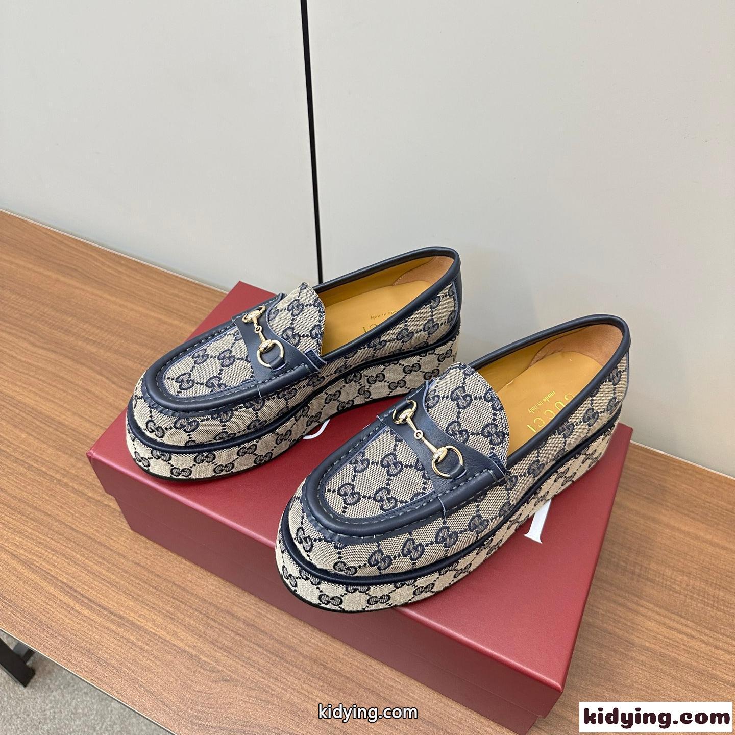 グッチ スーパーコピー GUCCI ホースビット プラットフォーム ローファー-0