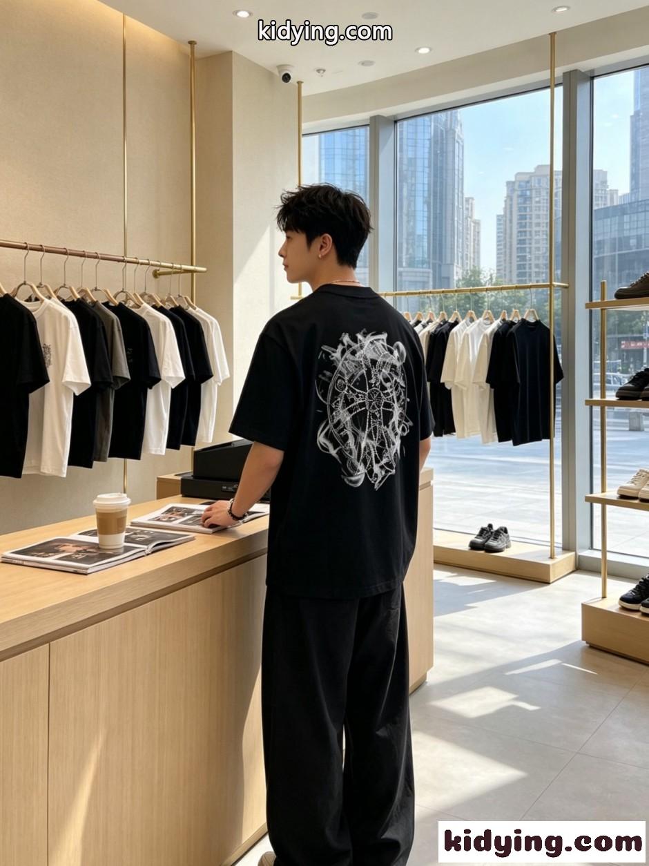 カジュアル お洒落 半袖Tシャツ クロムハーツ Tシャツ 偽物 トップス-1