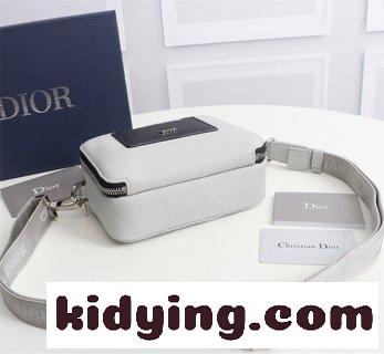 Diorディオール黒粒麺牛皮革バッグ  ディオール バッグ 白コピー ショルダーバッグ-4
