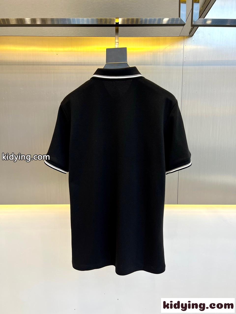 サルヴァトーレ・フェラガモ Tシャツ コピー メンズ 定番 快適 ロゴ 半袖 ポロシャツ-4