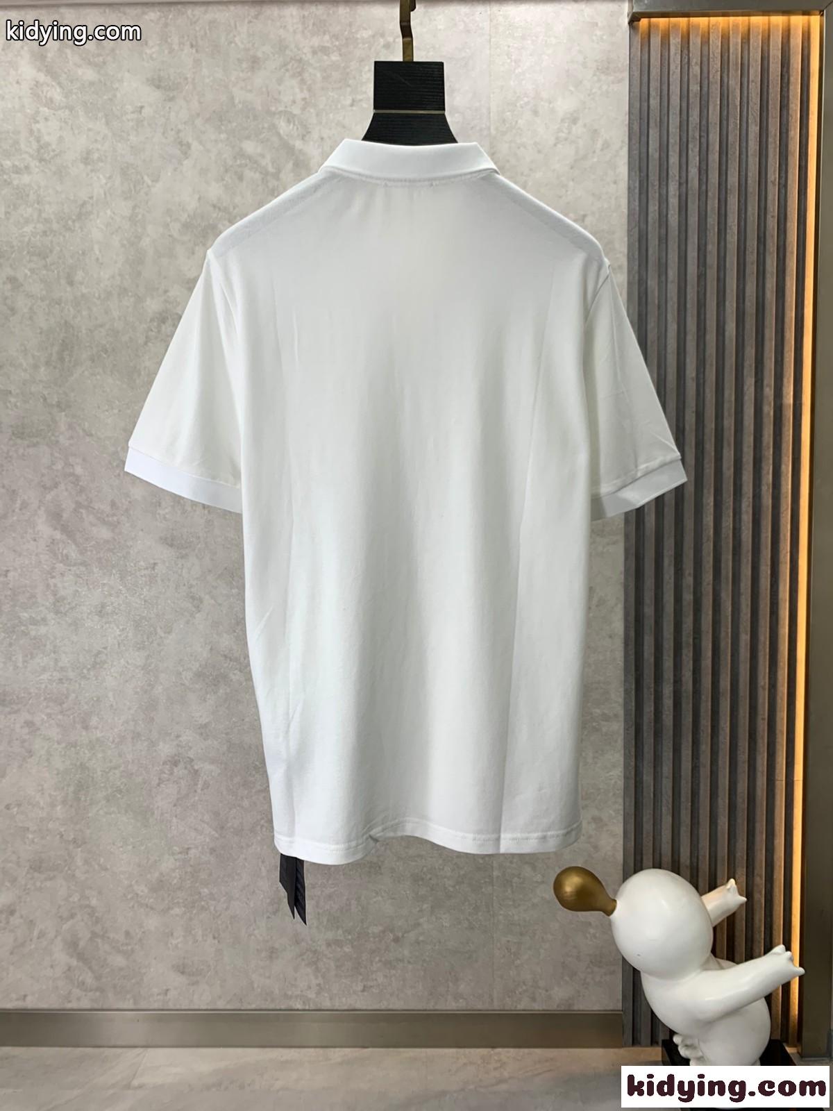 プラダ Tシャツ コピー メンズ ファッション 着心地いい 春夏 半袖 ポロシャツ-1