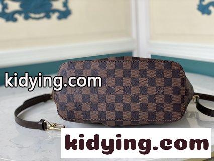 大きいサイズのMonogram帆布と粒面皮革を組み合わせて このV Tote MM手袋をデザインした。ルイ・ヴィトン バッグ 人気 コピー-3