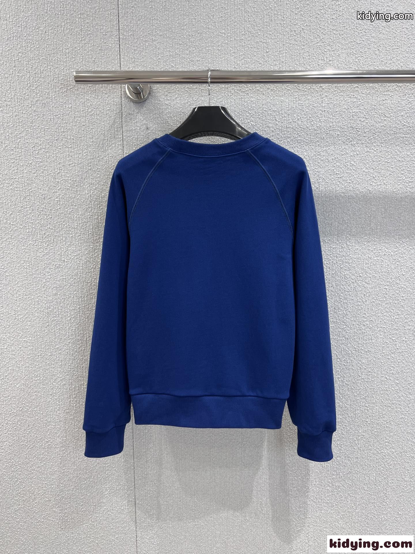 定番 コットン スウェットシャツ セリーヌ Tシャツ コピー クルーネック-1