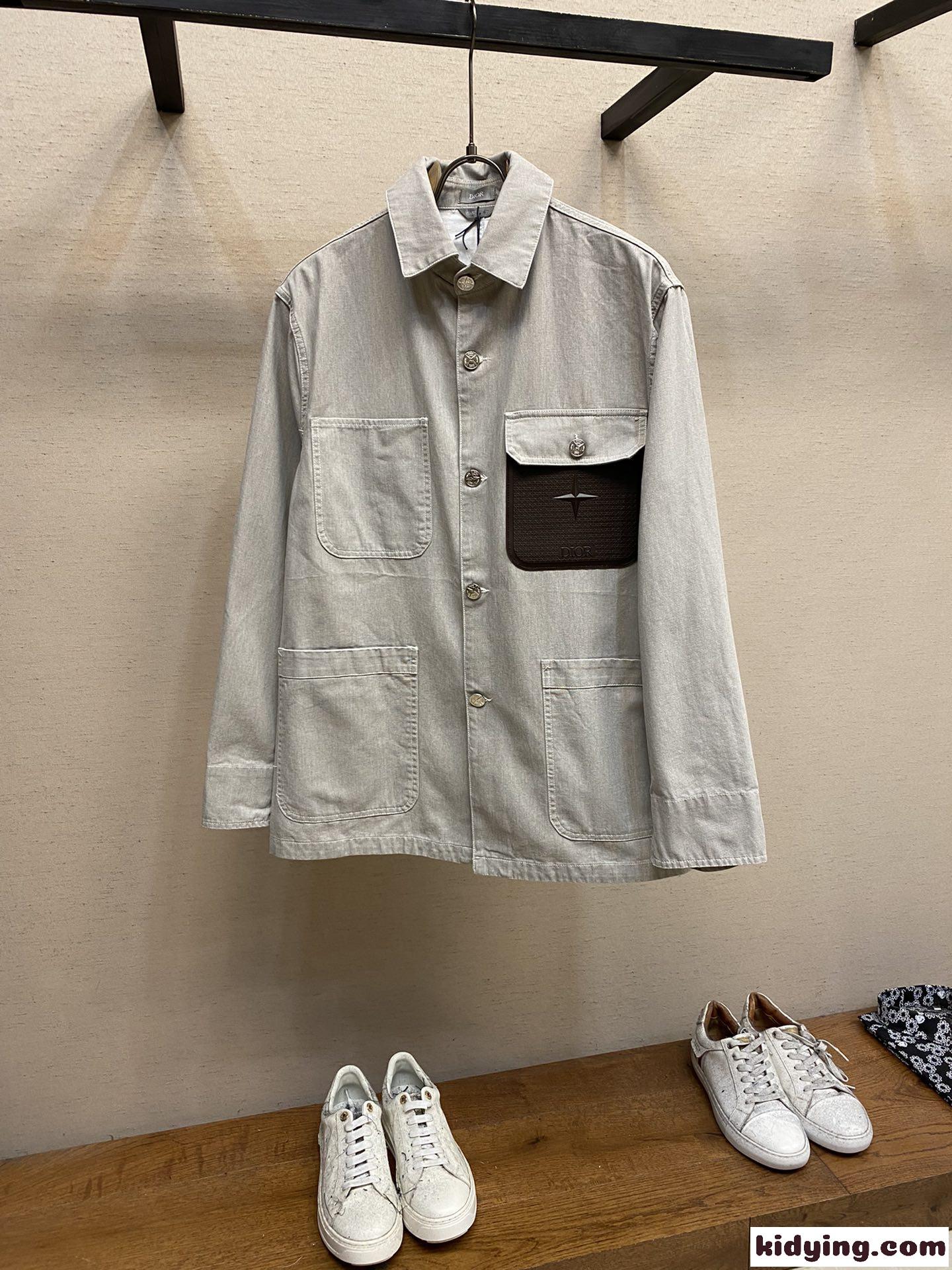 DIOR AND STONE ISLAND ジャケット クリスチャン・ディオール ジャケット コピー グレー-1