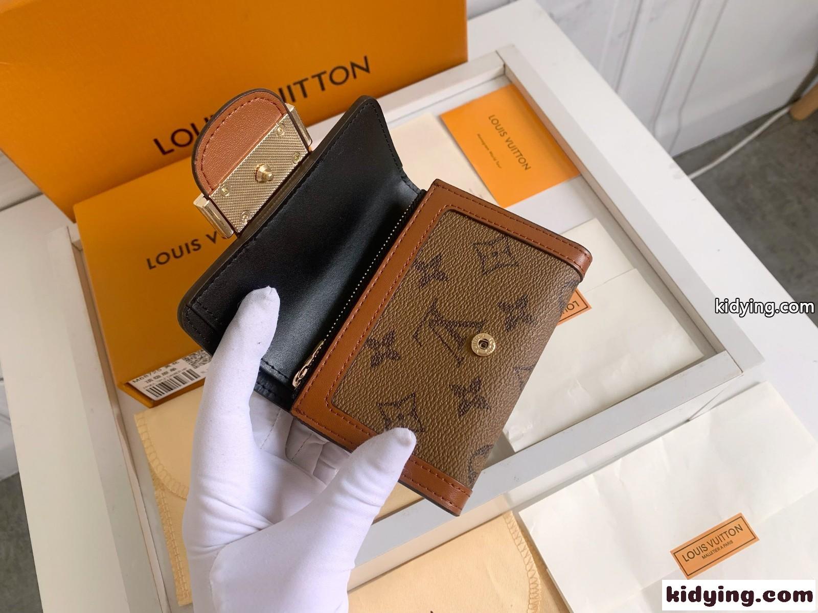 ヴィンテージ風 人気 お洒落 ルイヴィトン 財布 コピー コンパクト コインケース-3