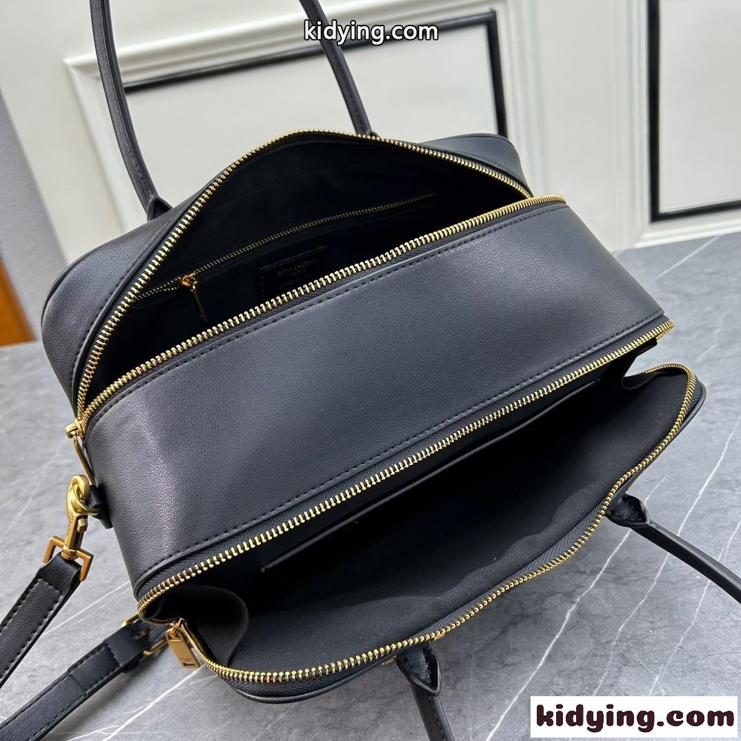 YSL リヤ ダッフルバッグ イヴ・サンローラン バッグ コピー 大容量 ブラック-3