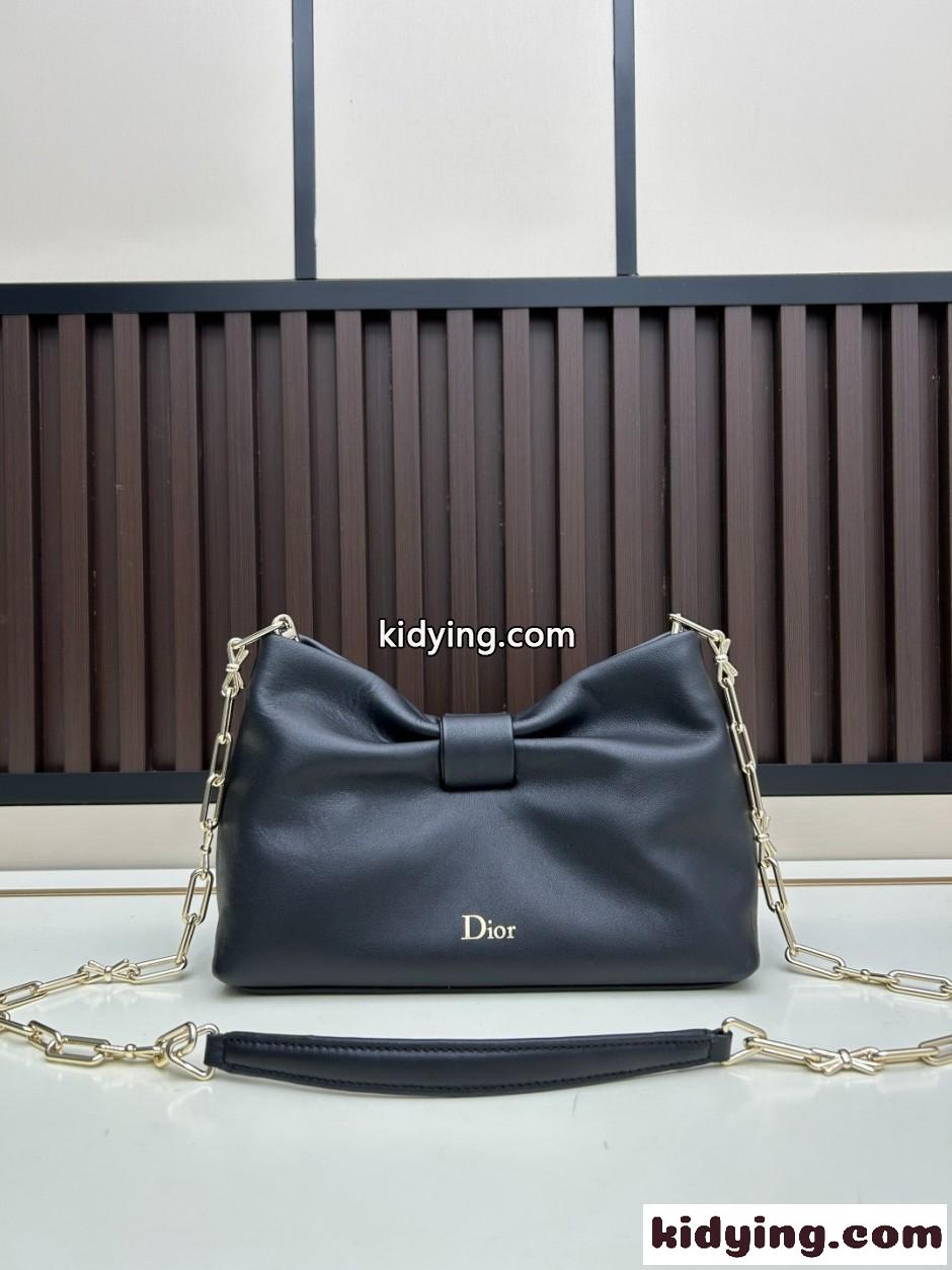 人気 Dior Bow バッグ スモール クリスチャン・ディオール スーパーコピー ブラック-0