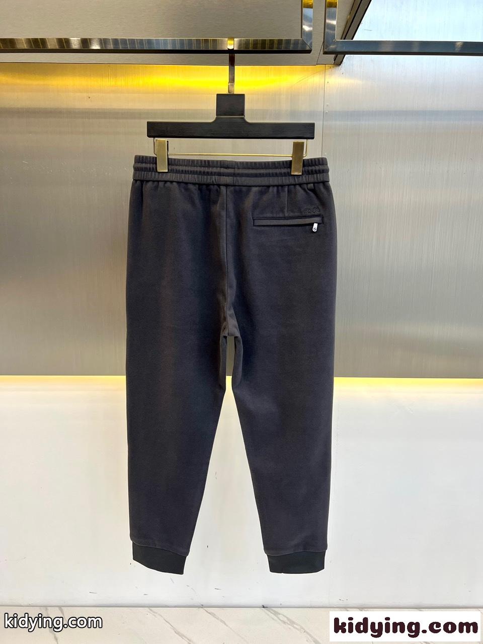 カジュアル エルメネジルド・ゼニア パンツ コピー スウェットパンツ グレー-1