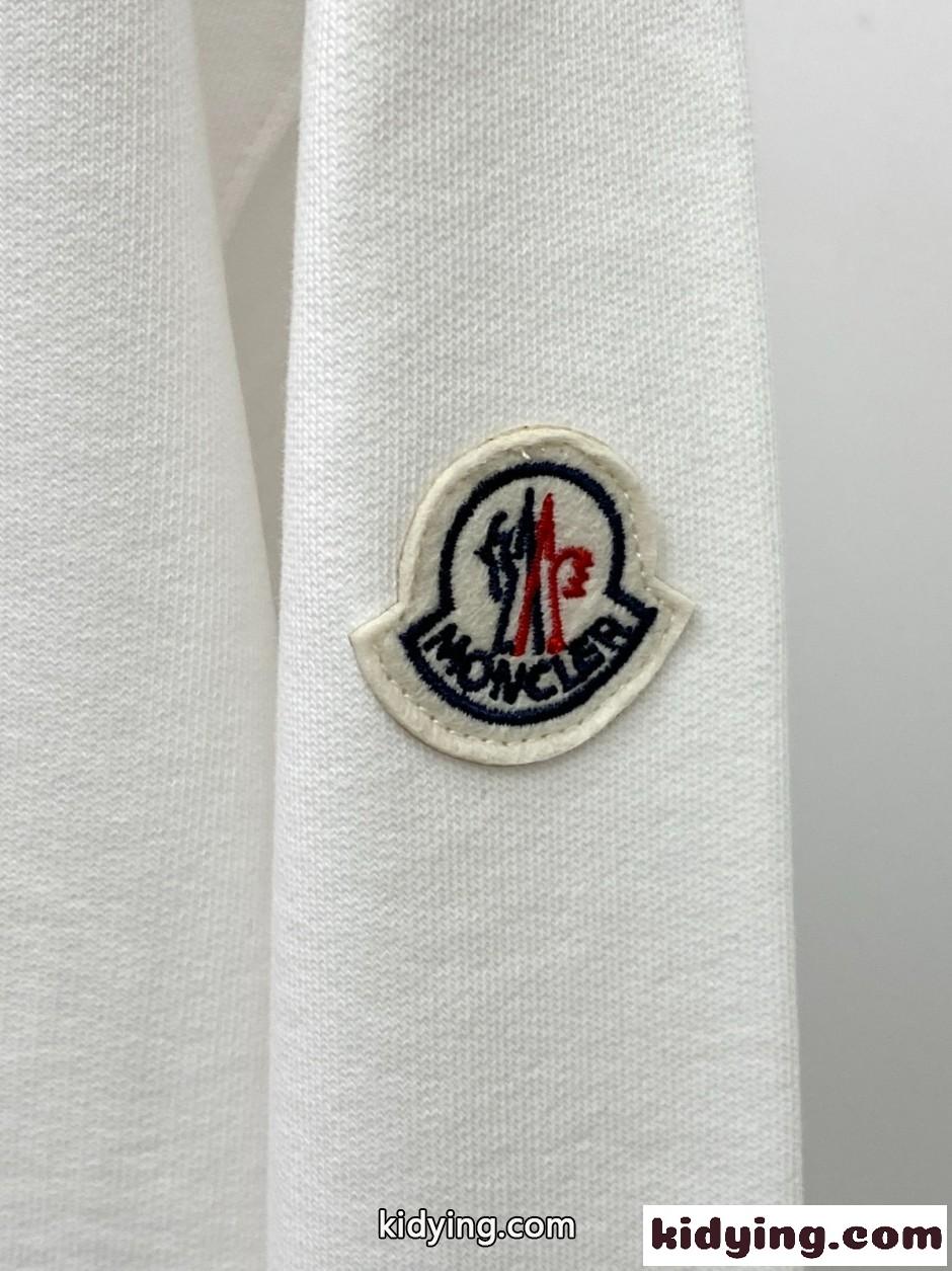 定番 コットン スウェットシャツ モンクレール Tシャツ 偽物 ホワイト-2