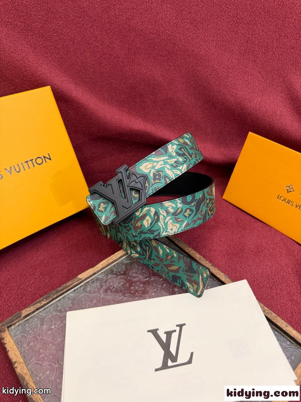 ベルト･LV フラワー カモフラージュ 40MM リバーシブル ルイ・ヴィトン スーパーコピー-6