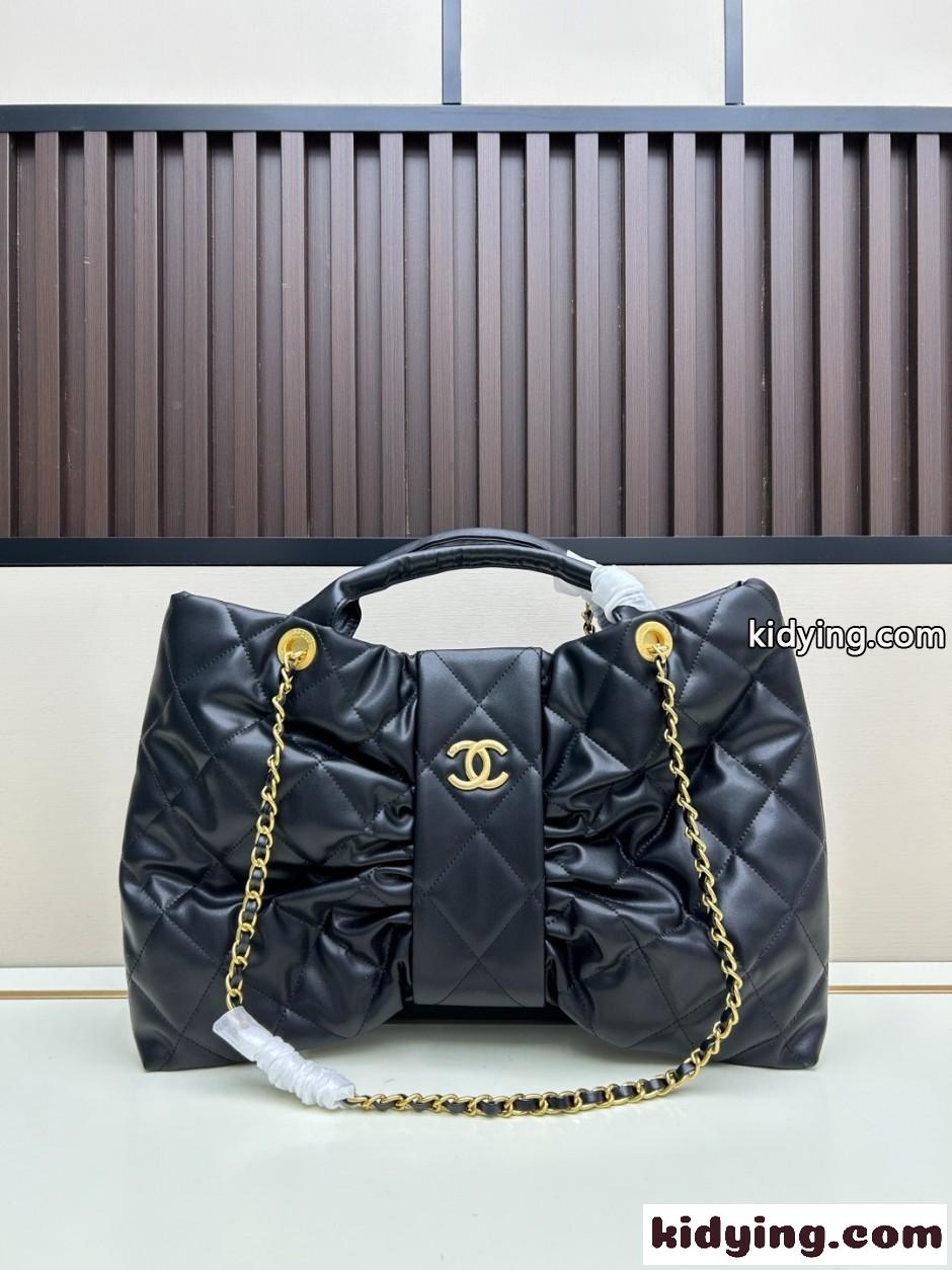 完売必至☆【CHANEL】25Kリボンクラシックトートバッグ シャネル 偽物 ブラック-0