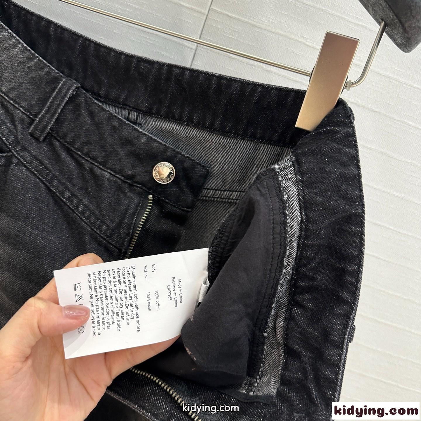 定番 合わせやすい デニムパンツ アレキサンダーワング ジーンズ コピー ブラック-2