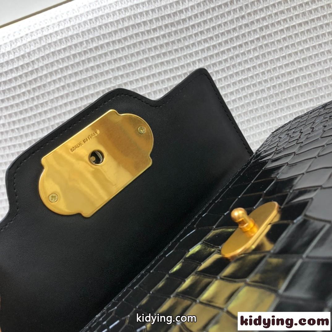高品質 人気 斜め掛け ショルダーバッグ レディース ドルチェ&ガッバーナ バッグ コピー ハンドバッグ おしゃれ ブラック-3