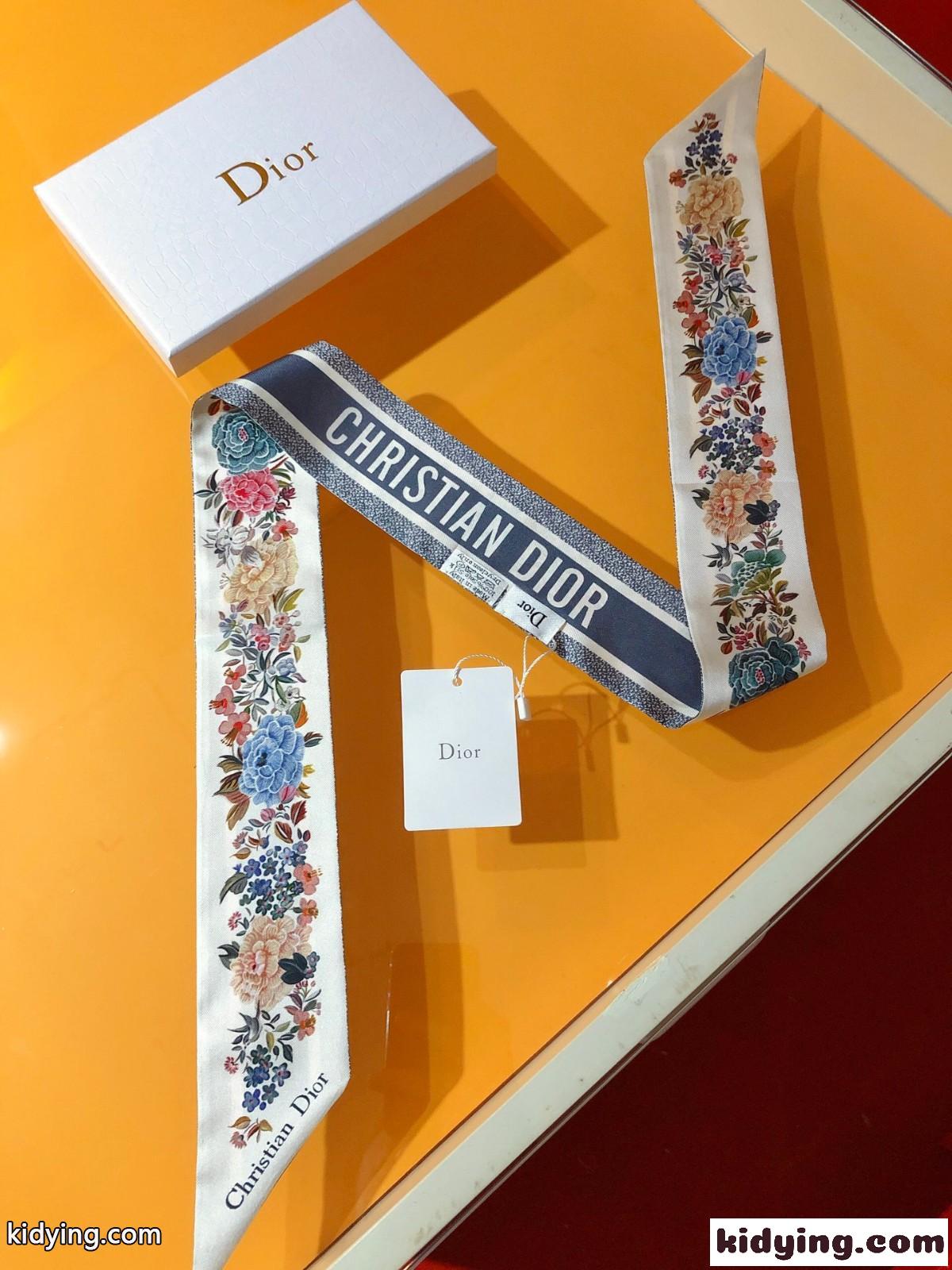 JARDIN DHIVER ミッツァ スカーフ シルク クリスチャン・ディオール スカーフ コピー レディース-0