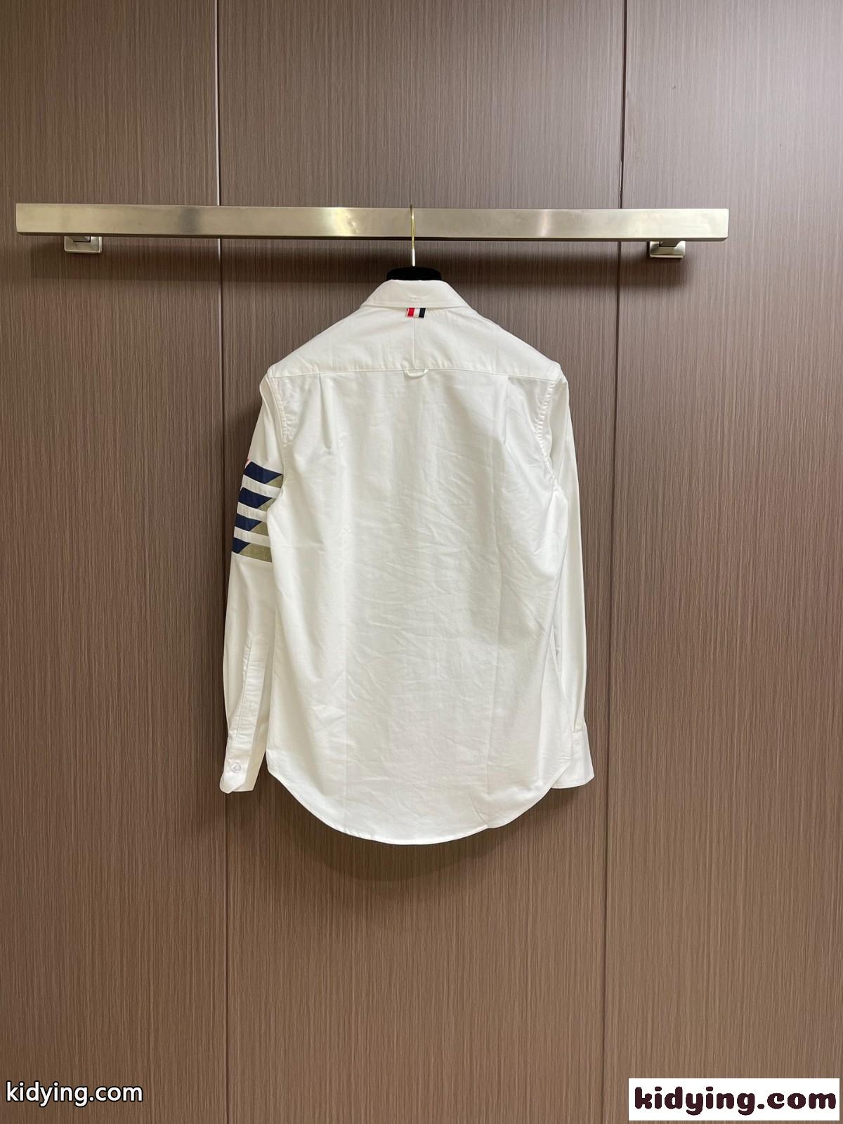 定番 カジュアル トムブラウン シャツ コピー メンズ トップス ホワイト-2
