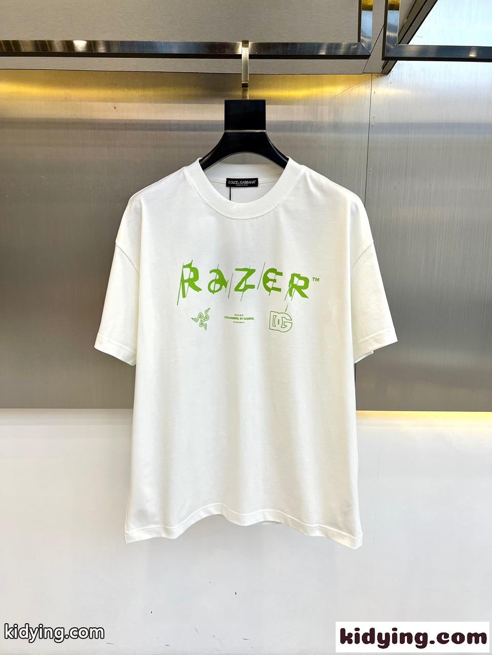 定番 ドルチェ&ガッバーナ Tシャツ コピー コットン 半袖Tシャツ ホワイト-0