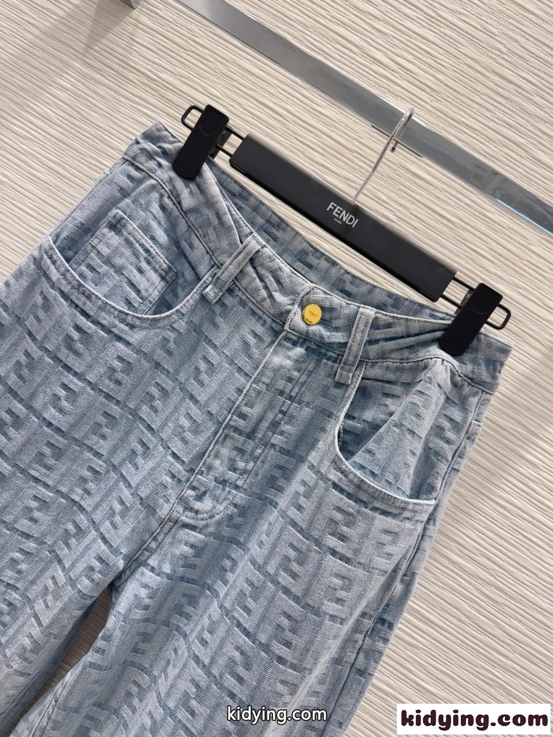 おしゃれ FFモチーフ デニムパンツ フェンディ ジーンズ スーパーコピー-2