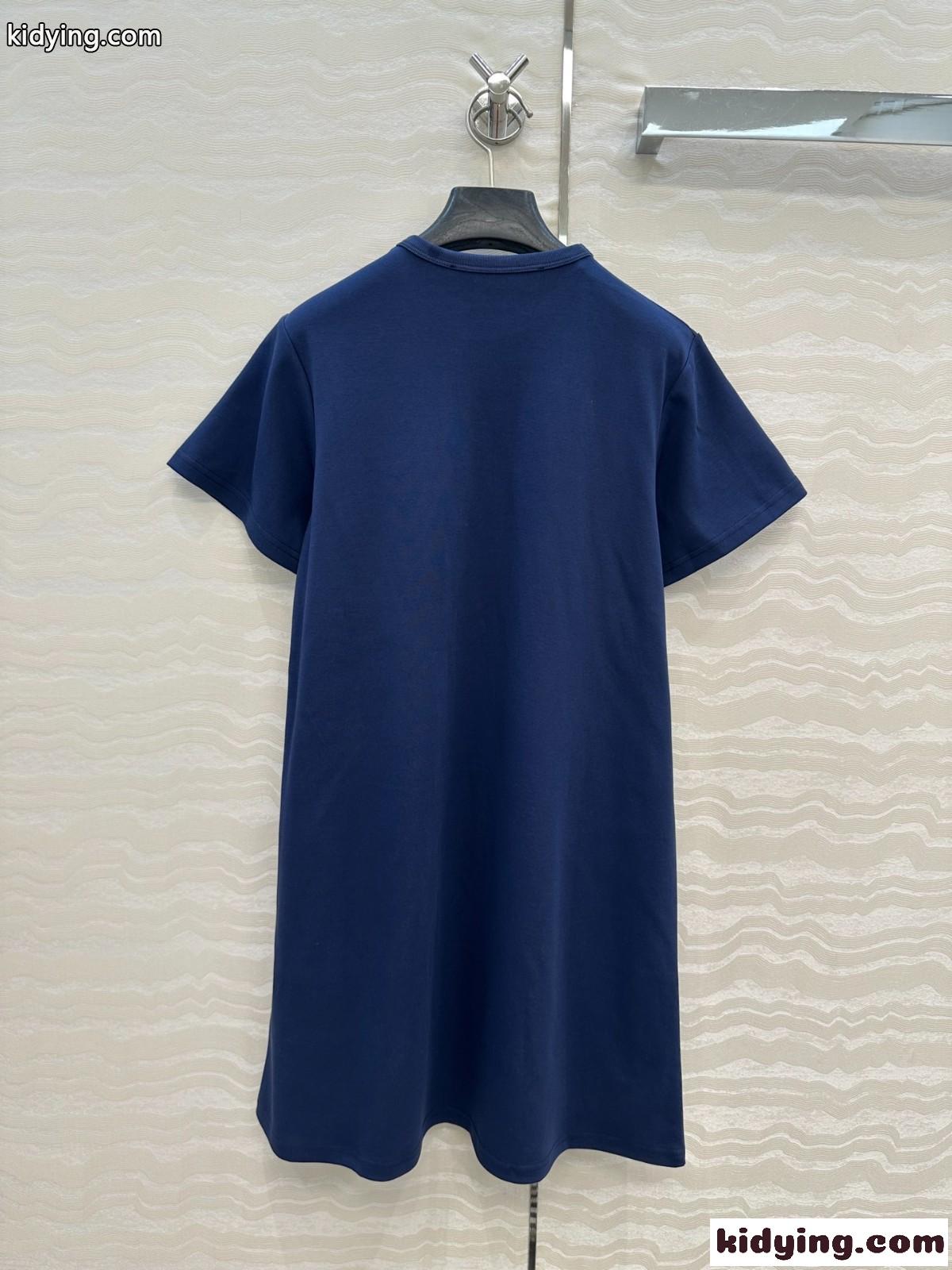 LV クレスト Tシャツドレス ルイ・ヴィトン ワンピース スーパーコピー-3