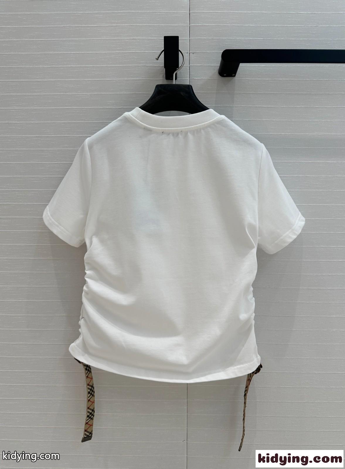 バーバリー フェスティバル コットンTシャツ スーパーコピー ホワイト-5