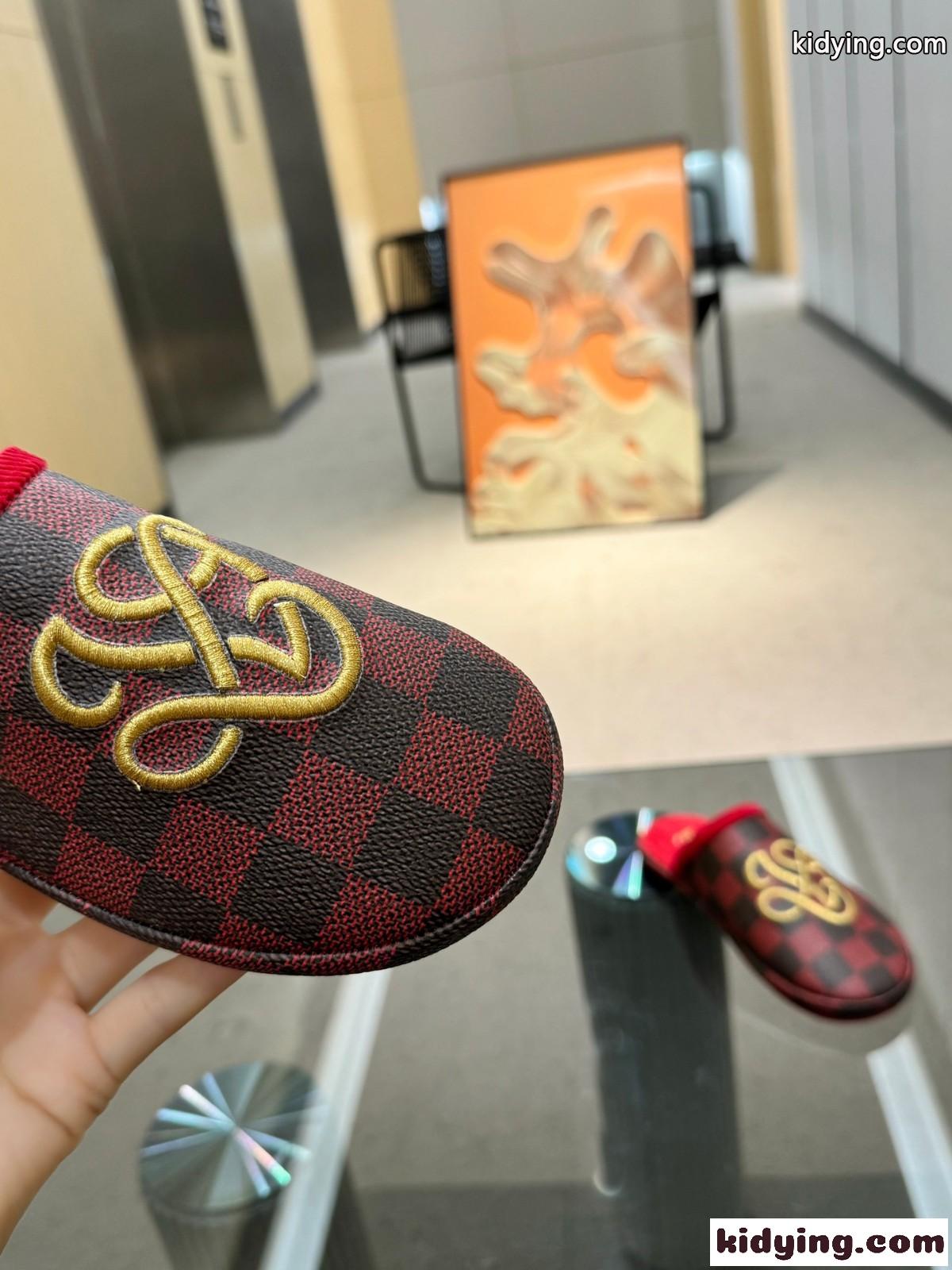 LV パレス・ライン ミュール ルイヴィトン サンダル スーパーコピー レッド-3