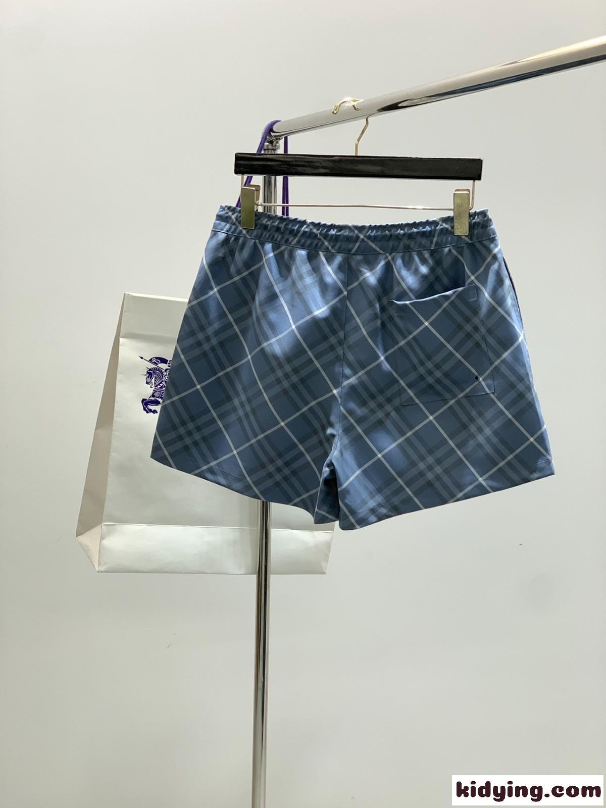 定番 チェック柄 ショートパンツ バーバリー パンツ コピー グレー-1