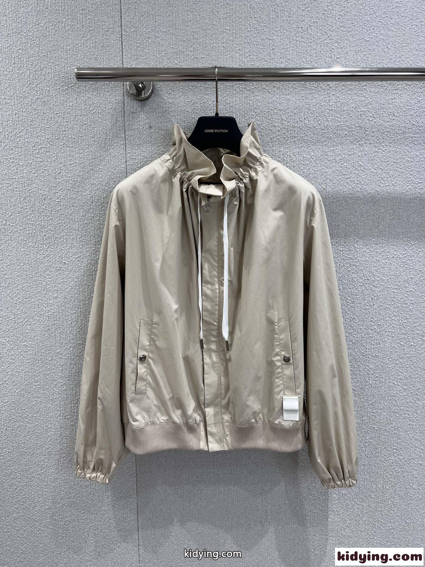 ラッフルカラー ボンバージャケット ルイヴィトン ジャケット コピー レディース-1