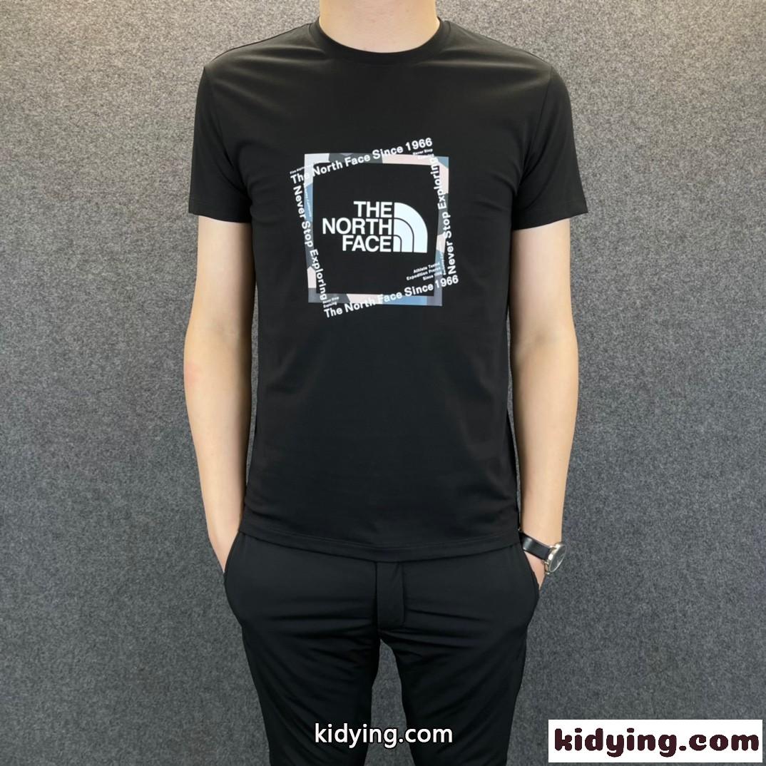 THE NORTH FACE x GUCCI 人気 クルーネック グッチ 半袖Tシャツ コピー ロゴ プリント トップス-1