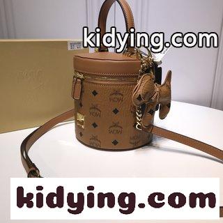 MCM  商品一覧  ランペット斜めがけバッグの幾何学的な形 Visetosの古典的な模様のプリント より洗練されている コピー-4