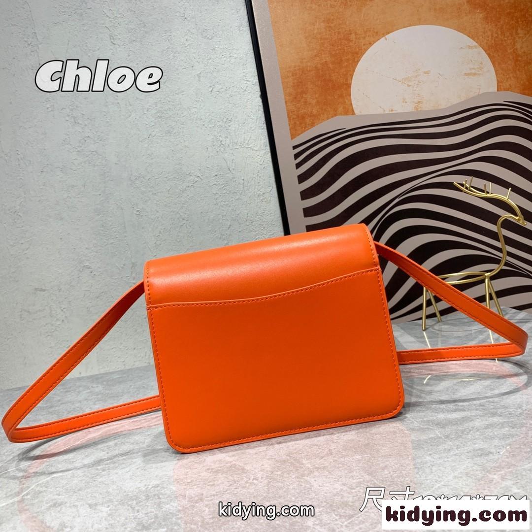 人気 クロエ バッグ コピー ショルダーバッグ コンパクト レディース 斜め掛け おしゃれ オレンジ-2