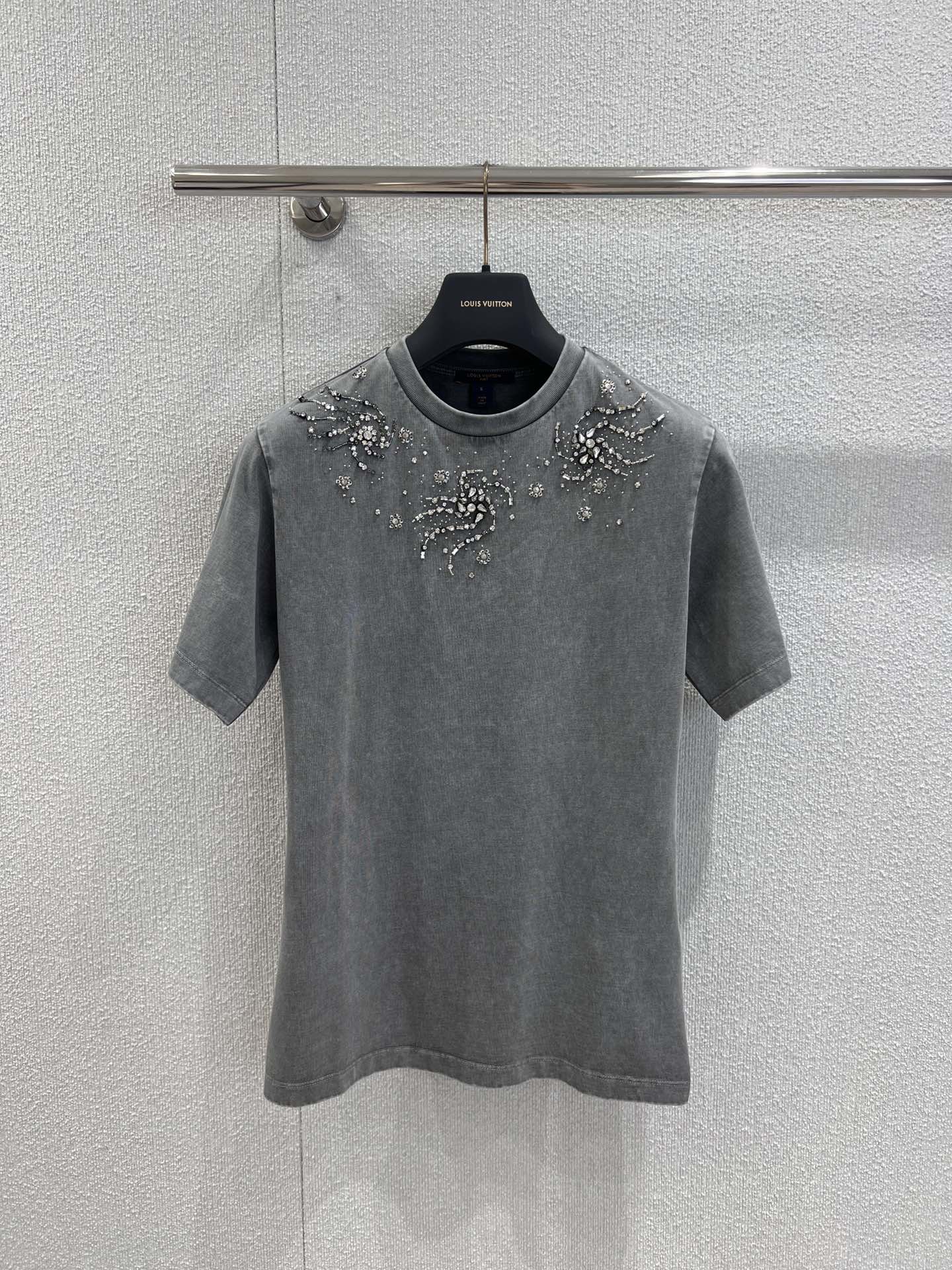 カジュアル コットン 半袖Tシャツ ルイ・ヴィトン Tシャツ コピー クルーネック-0