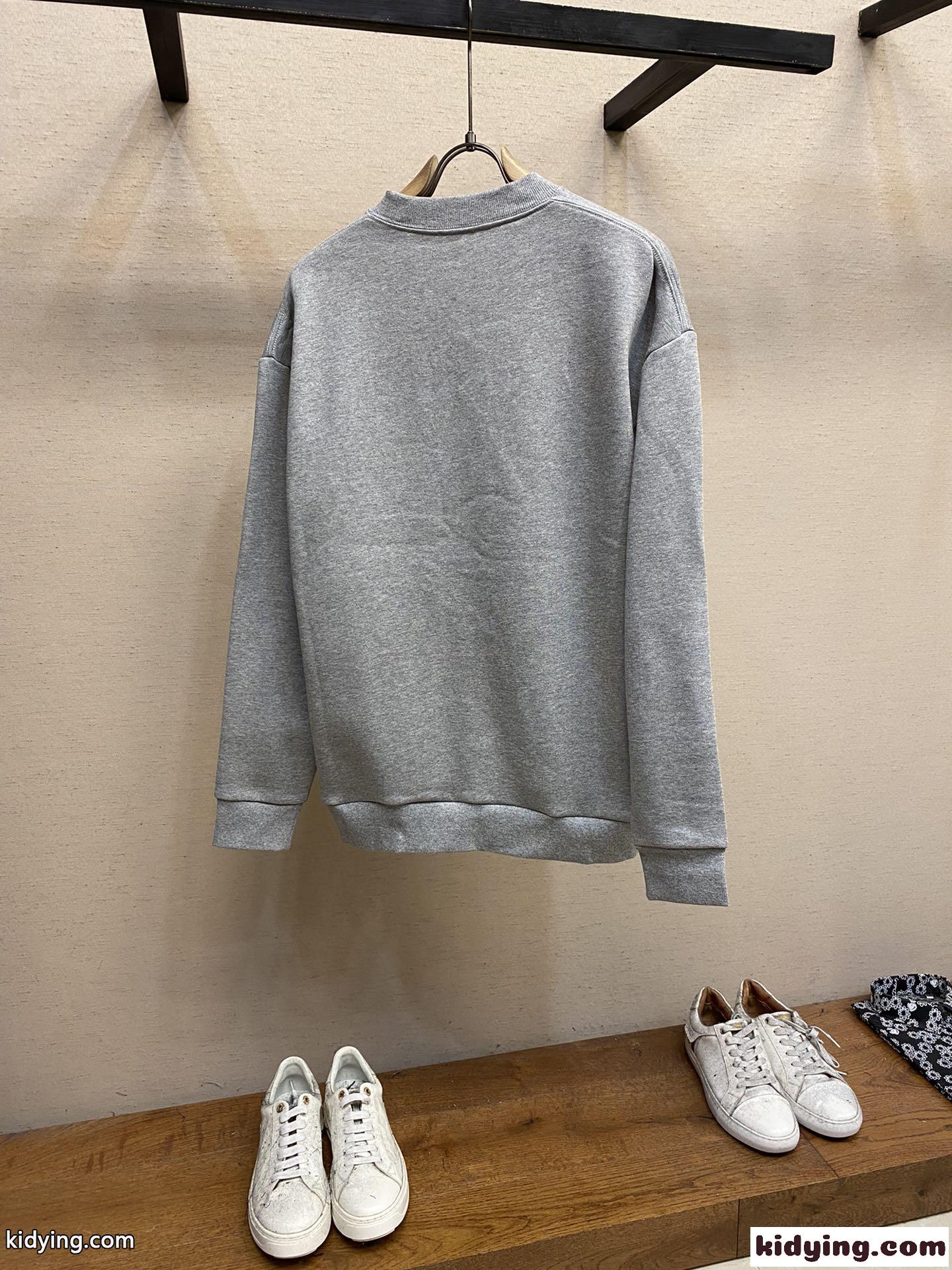 刺繍入り クルーネック スウェットシャツ クリスチャン・ディオール Tシャツ コピー-2