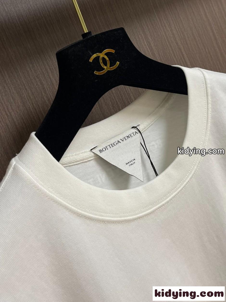 メッセージプリント ロングスリーブTシャツ ボッテガ・ヴェネタ Tシャツ コピー ホワイト-3