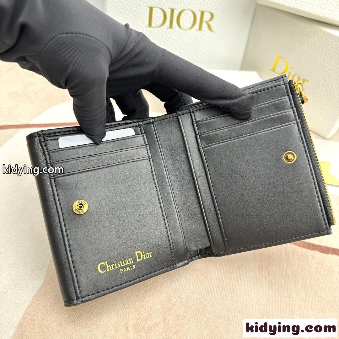 クリスチャン・ディオール 財布 コピー DIOR BOBBY ミニ バイフォールドウォレット-5