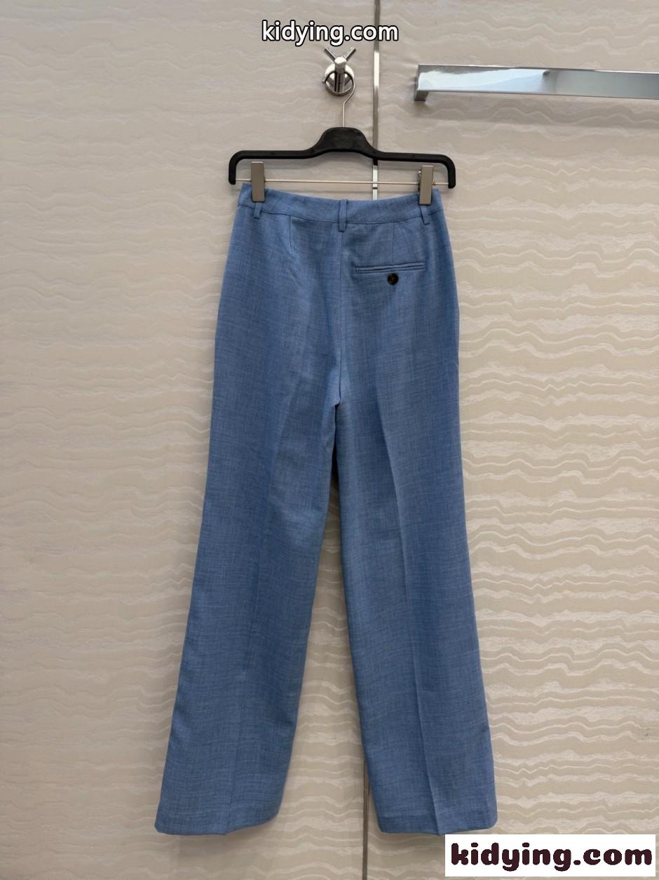 上品 洗練された コットン トラウザーズ ラルフローレン スラックス 偽物-4