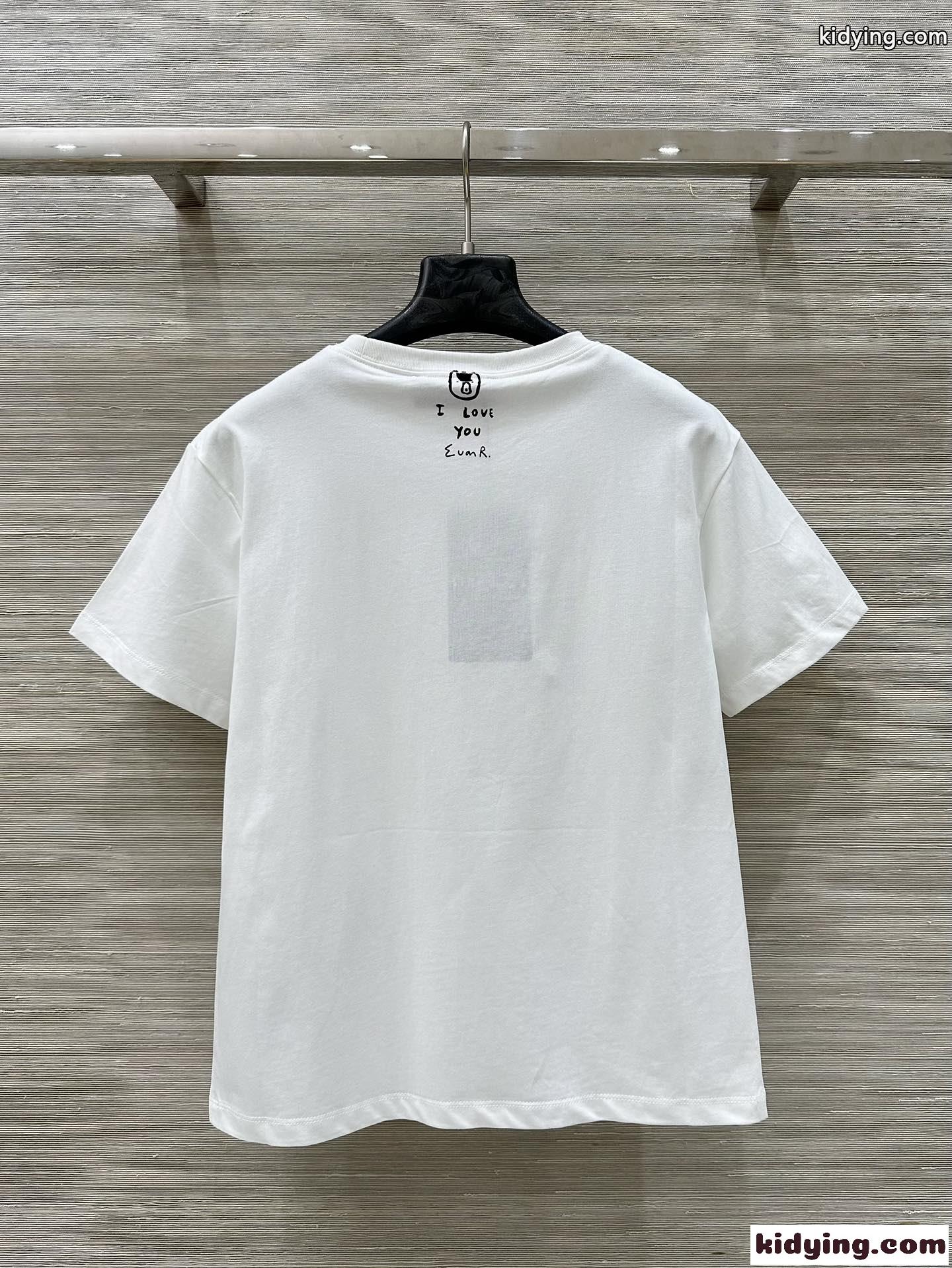 ベーシック クルーネック 半袖Tシャツ グッチ Tシャツ コピー コットン ホワイト-4