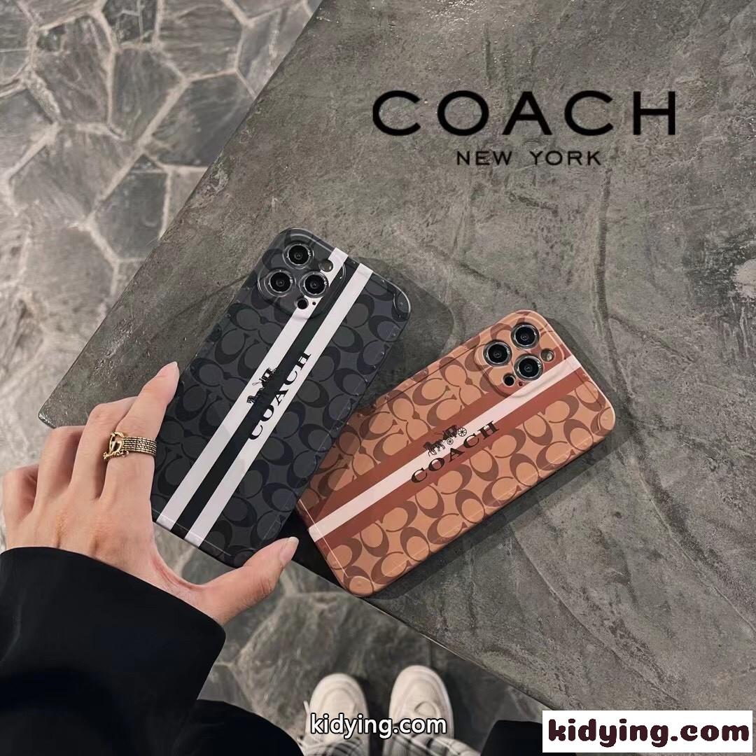シンプル おしゃれ 高級感 ソフト コーチ アイフォンケース コピー スマホケース 携帯ケース レンズ保護-4