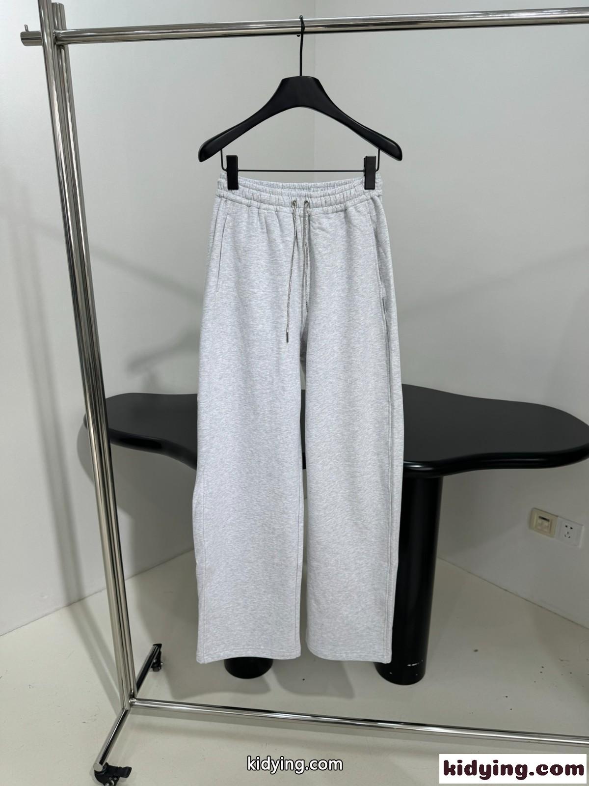 シンプル ユニセックス スウェットパンツ アレキサンダーワング パンツ 偽物 ライトグレー-1