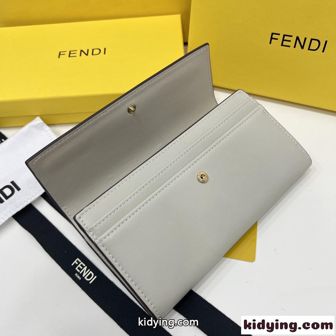 FENDI ROMA コンチネンタル財布 フェンディ 財布 人気 コピー ウォレット グレー-4